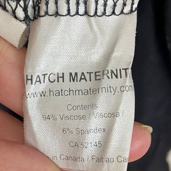 Hatch Maternity Collection Black Cardigan Womens Size XS Stretch Knit Sweater - Picture 10 of 13